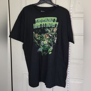 Funko Green Lantern Black and Green Short Sleeve Tee Size Large